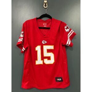 NWT Kansas City Chiefs Patrick Mahomes Women's L Red Jersey NFL Team Apparel